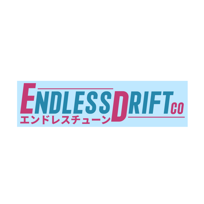 Endless Drift Co Pink & Blue Vinyl Sticker