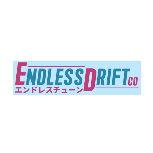 Endless Drift Co Pink & Blue Vinyl Sticker