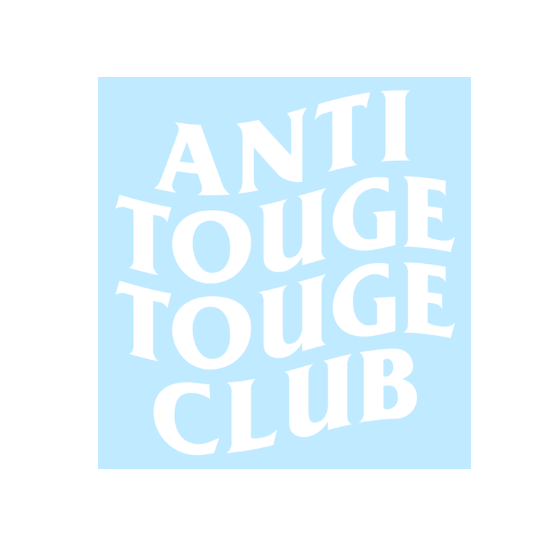 Anti Touge Touge Club Vinyl Sticker