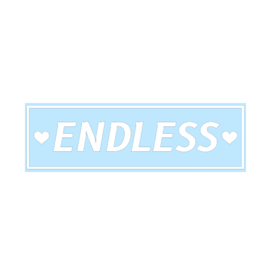 Endless Hearts Box Vinyl Sticker