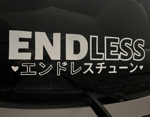 Endless Half Fill Windshield Banner