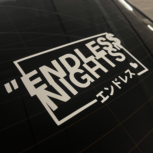 Endless Nights Vinyl Sticker