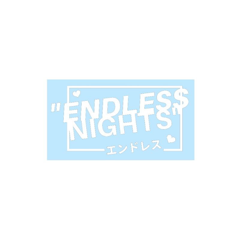 Endless Nights Vinyl Sticker