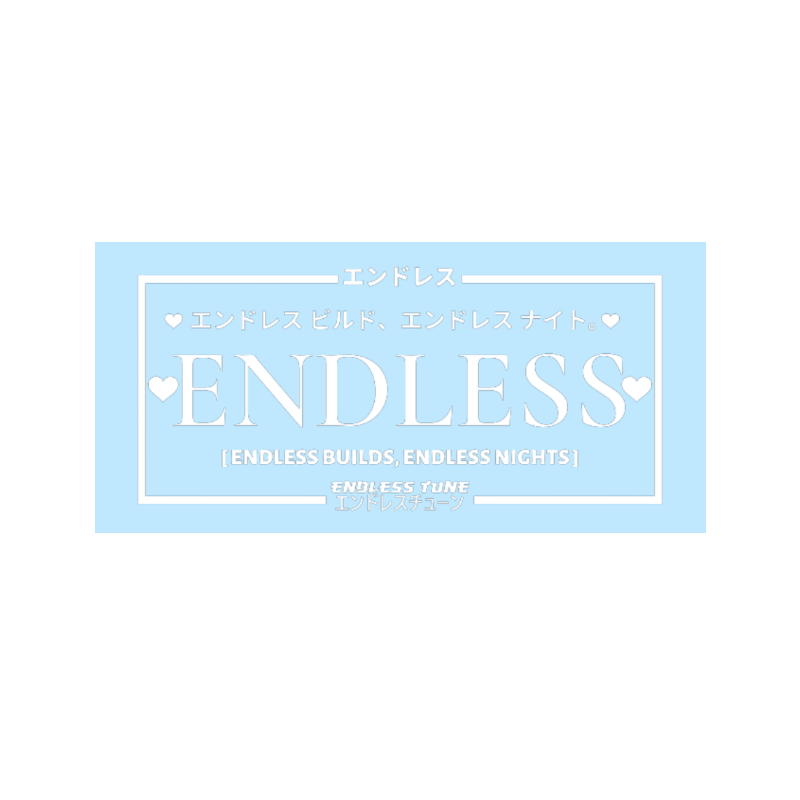 Endless Tune Rear Windshield Banner