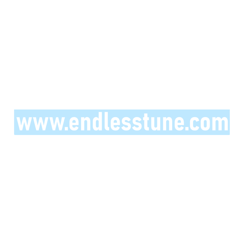 Endless Tune URL Vinyl Sticker