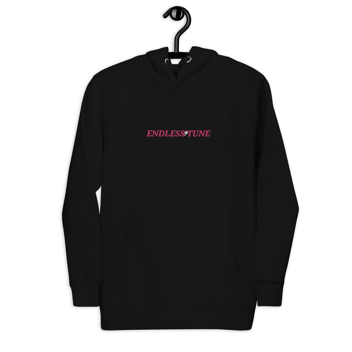 Endless Tune Pink Embroidered Hoodie