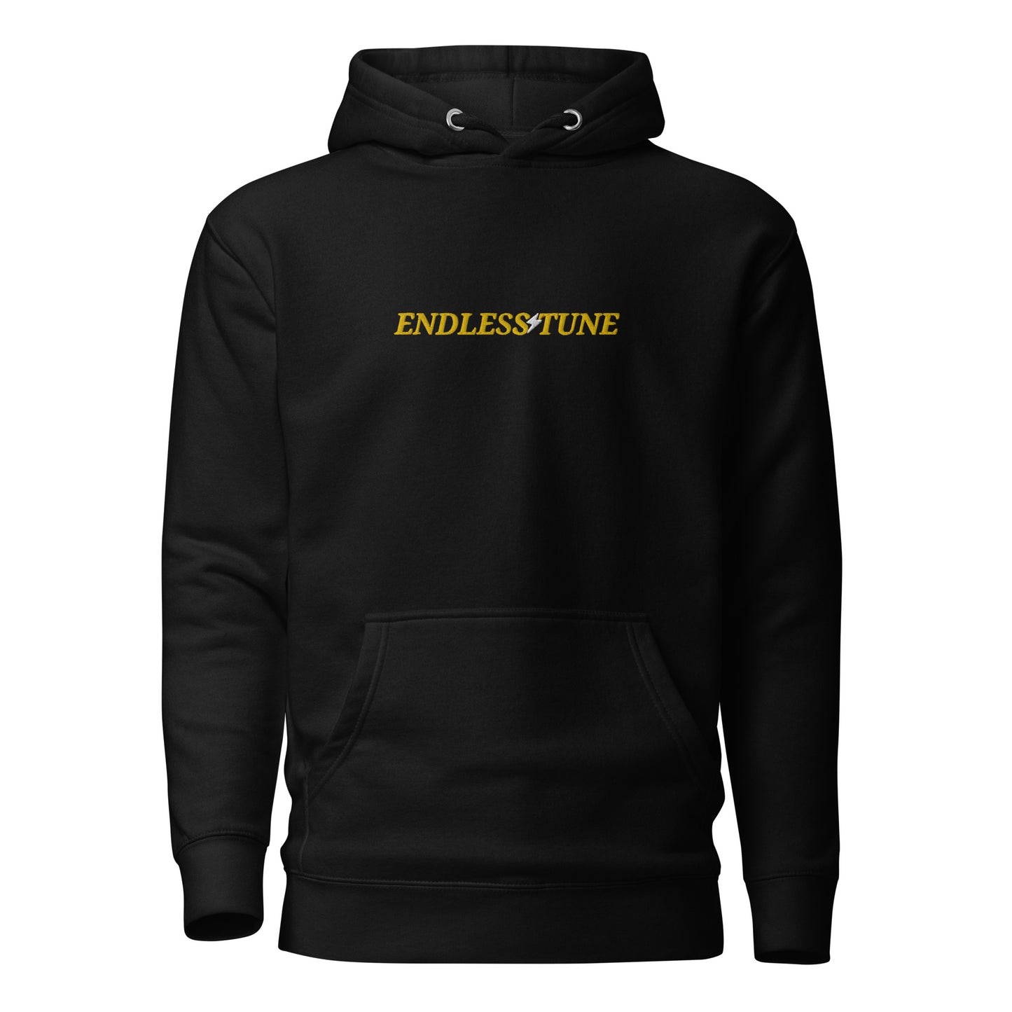 Endless Tune Yellow Embroidered Hoodie