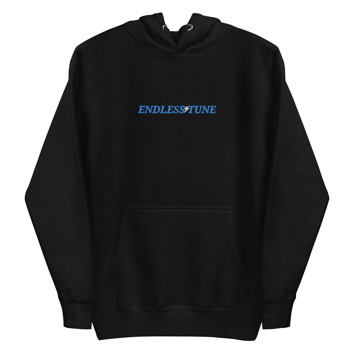 Endless Tune Teal Embroidered Hoodie