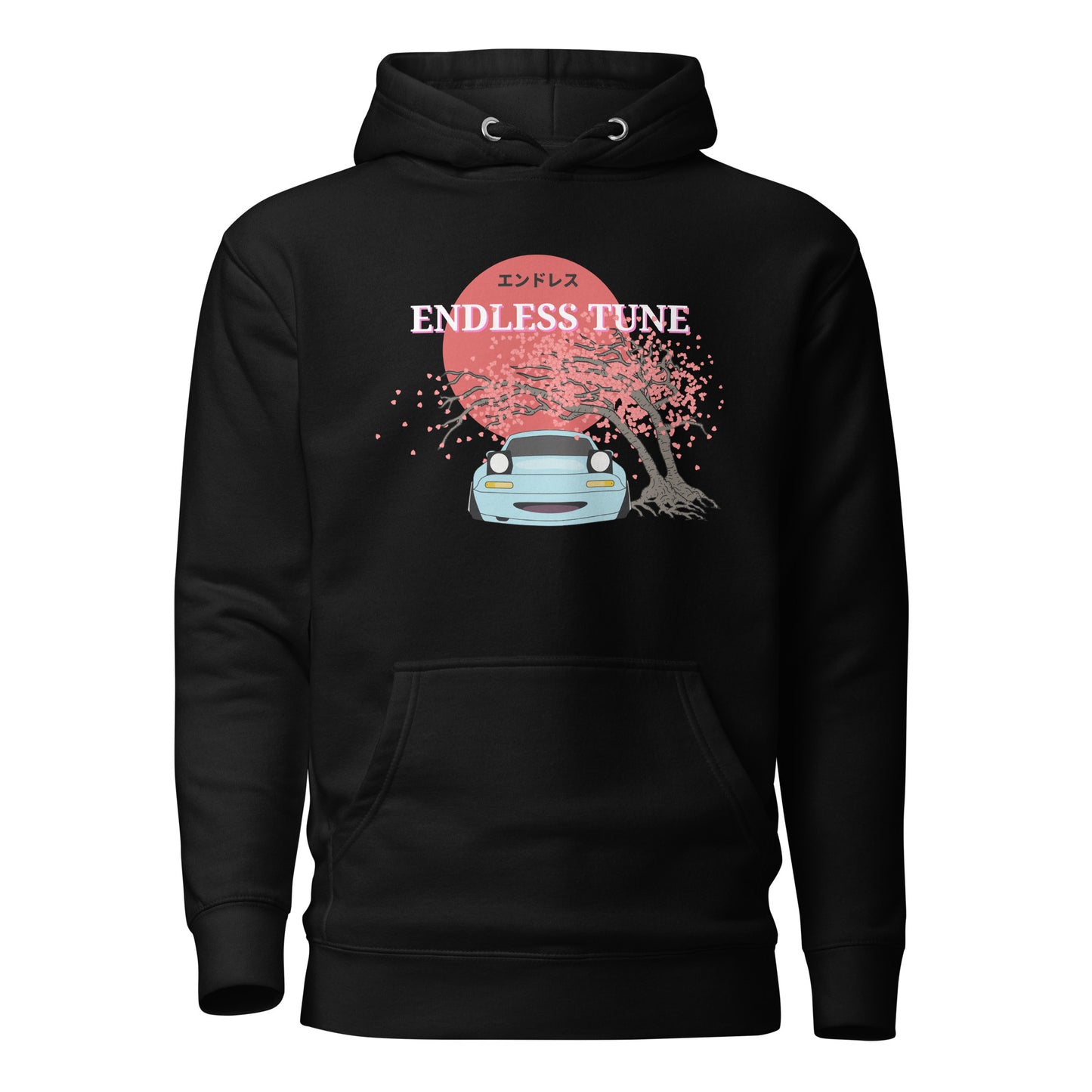 Endless Tune Miata Teal Sakura Hoodie