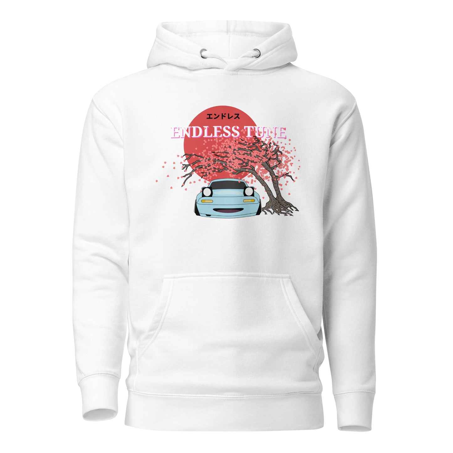 Endless Tune Miata Teal Sakura Hoodie